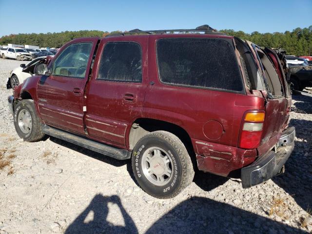 1GKEK13T41J253107 - 2001 GMC YUKON BURGUNDY photo 2