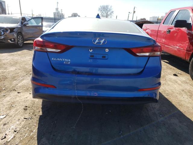 5NPD74LF6HH163819 - 2017 HYUNDAI ELANTRA SE BLUE photo 6