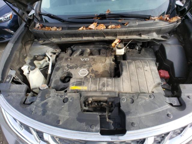 JN8AZ1MW1BW184559 - 2011 NISSAN MURANO S SILVER photo 11