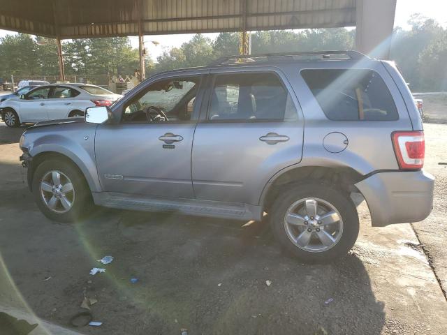 1FMCU04128KD32375 - 2008 FORD ESCAPE LIMITED SILVER photo 2