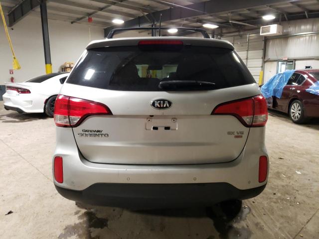 5XYKUDA7XEG541915 - 2014 KIA SORENTO EX SILVER photo 6