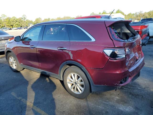 5XYPGDA32LG655074 - 2020 KIA SORENTO L MAROON photo 2