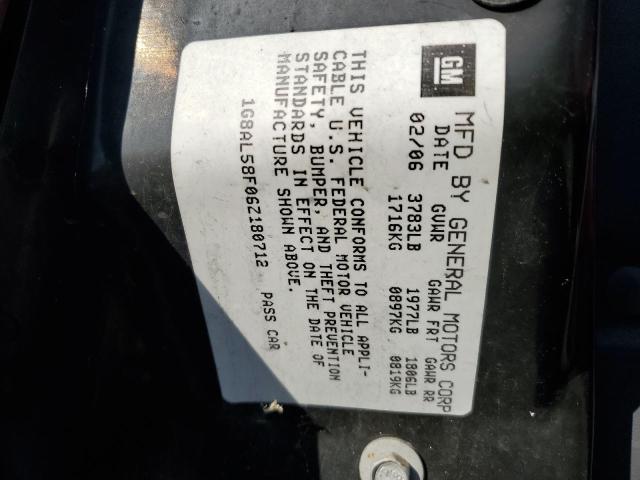 1G8AL58F06Z180712 - 2006 SATURN ION LEVEL 3 RED photo 12