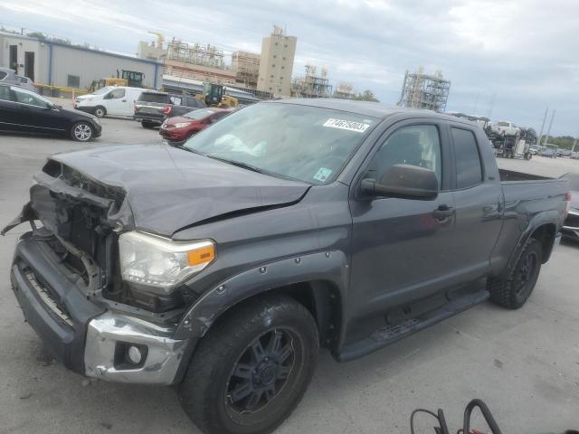 5TFRM5F13GX101737 - 2016 TOYOTA TUNDRA DOUBLE CAB SR/SR5 GRAY photo 1