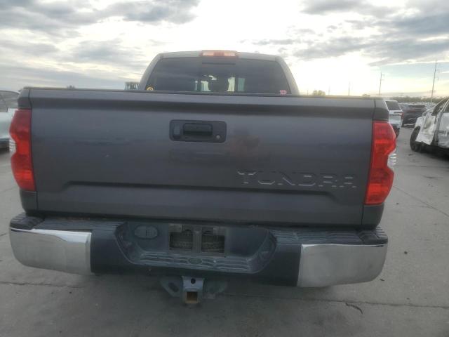 5TFRM5F13GX101737 - 2016 TOYOTA TUNDRA DOUBLE CAB SR/SR5 GRAY photo 6
