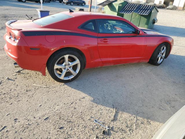 2G1FF1E34D9201874 - 2013 CHEVROLET CAMARO LT RED photo 3