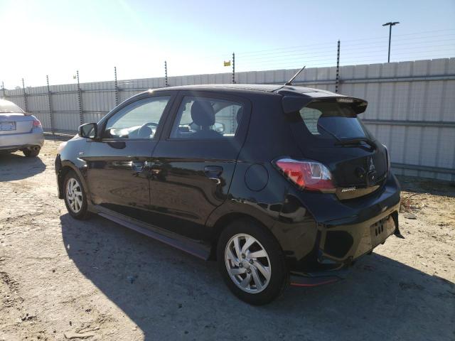 ML32AUHJ8MH004107 - 2021 MITSUBISHI MIRAGE ES BLACK photo 2