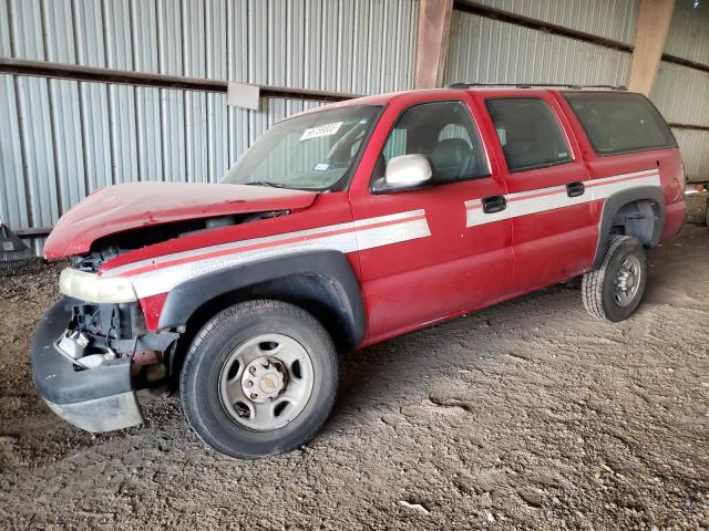 3GNGC26U21G264241 - 2001 CHEVROLET SUBURBAN C2500 RED photo 1