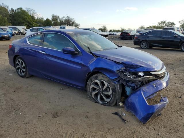 1HGCT1B33GA004356 - 2016 HONDA ACCORD LX-S BLUE photo 4