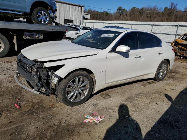 JN1BV7AR1EM687413 - 2014 INFINITI Q50 BASE WHITE photo 1