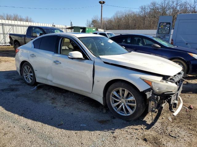 JN1BV7AR1EM687413 - 2014 INFINITI Q50 BASE WHITE photo 4