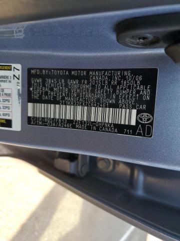 2T1KR32EX7C642461 - 2007 TOYOTA COROLLA MA XR BLUE photo 12