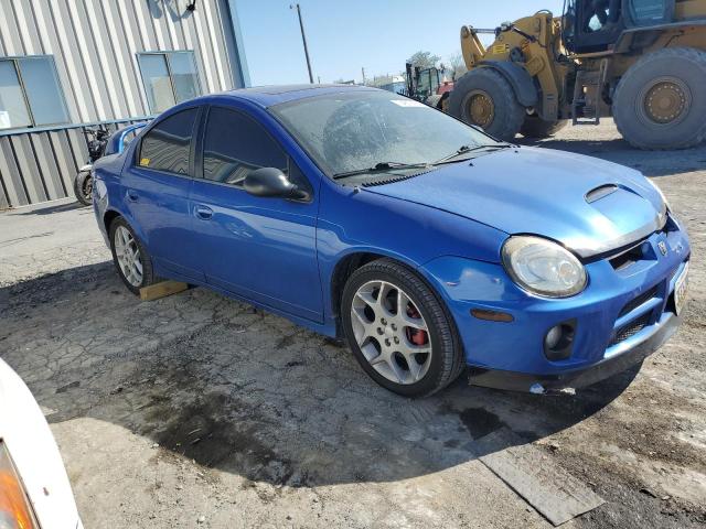 1B3ES66S84D537307 - 2004 DODGE NEON SRT-4 BLUE photo 4