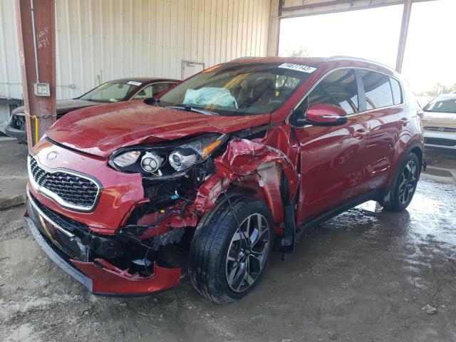 KNDPN3AC6M7932579 - 2021 KIA SPORTAGE EX RED photo 1