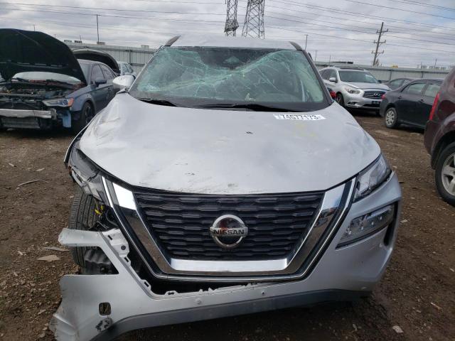 5N1AT3BB3MC775369 - 2021 NISSAN ROGUE SV SILVER photo 5