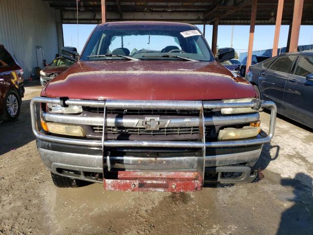 1GCGK29U1XZ151526 - 1999 CHEVROLET SILVERADO K2500 BURGUNDY photo 5