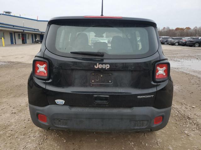 ZACNJAABXKPK95448 - 2019 JEEP RENEGADE SPORT BLACK photo 6