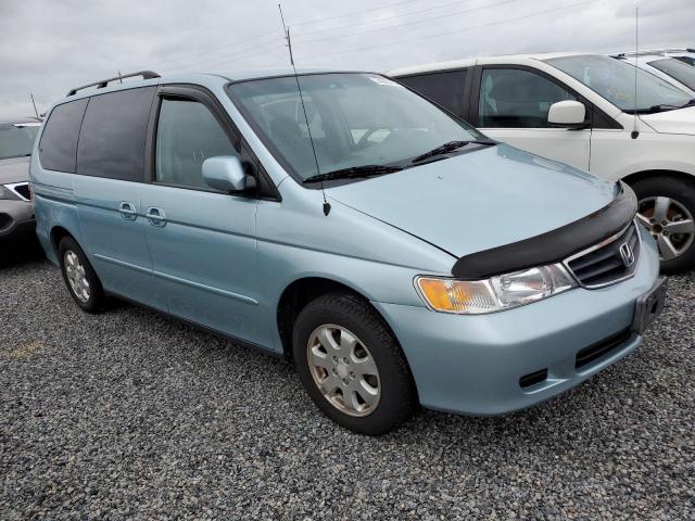 2HKRL18632H587099 - 2002 HONDA ODYSSEY EX TURQUOISE photo 4