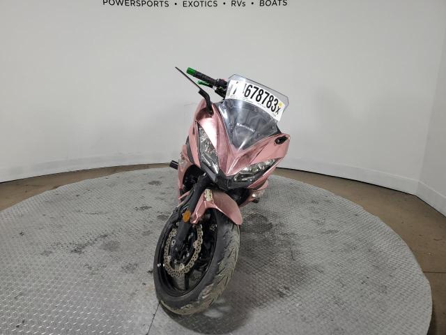 JKAEXEJ15KDA03894 - 2019 KAWASAKI EX650 J ვარდისფერი ფოტო 2