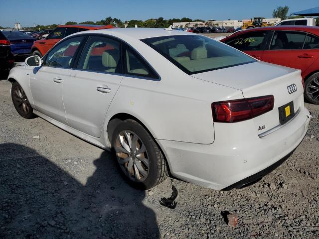 WAUC8AFC0JN073013 - 2018 AUDI A6 PREMIUM WHITE photo 2