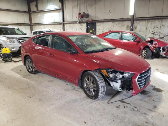 5NPD84LF4HH003984 - 2017 HYUNDAI ELANTRA SE RED photo 4