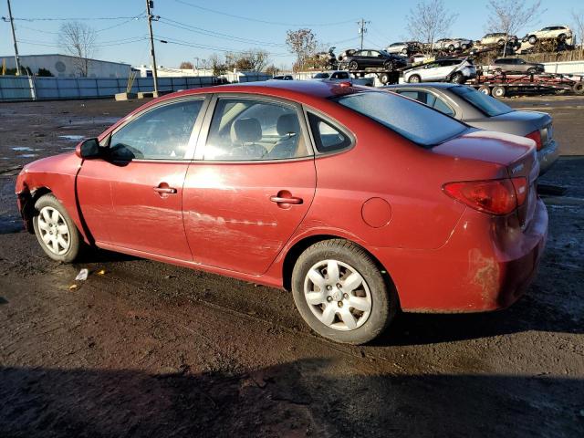 KMHDU46D78U557379 - 2007 HYUNDAI ELANTRA GLS RED photo 2