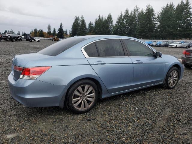 1HGCP2F89CA058190 - 2012 HONDA ACCORD EXL BLUE photo 3