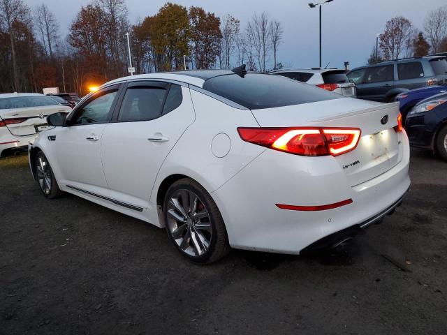 5XXGR4A69FG459940 - 2015 KIA OPTIMA SX WHITE photo 2