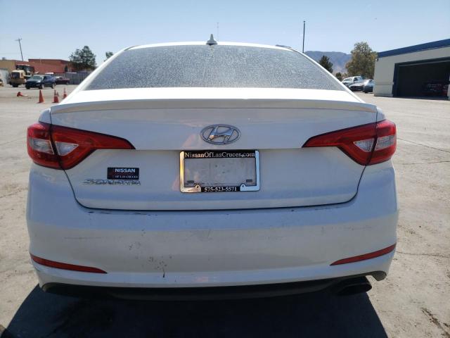 5NPE24AF3GH407236 - 2016 HYUNDAI SONATA SE WHITE photo 6