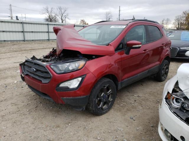 MAJ6P1CL4JC191851 - 2018 FORD ECOSPORT SES BURGUNDY photo 1