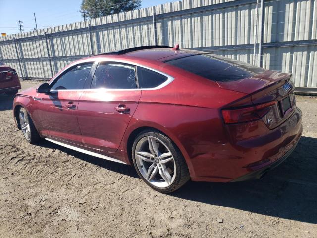 WAUENCF5XJA007350 - 2018 AUDI A5 PREMIUM PLUS S-LINE RED photo 2