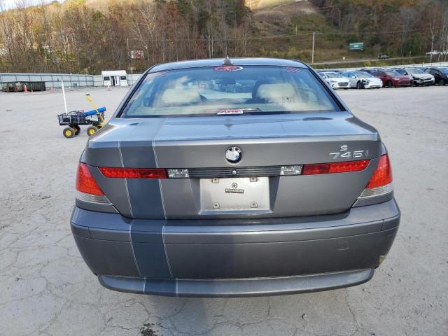 WBAGL63534DP72407 - 2004 BMW 745 I GRAY photo 6