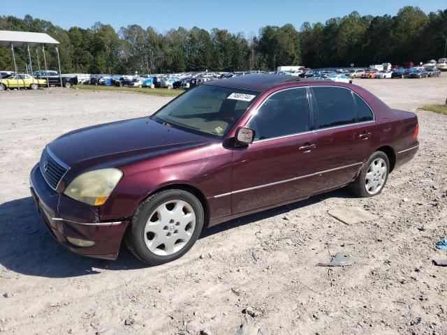 JTHBN30F130118738 - 2003 LEXUS LS 430 BURGUNDY photo 1