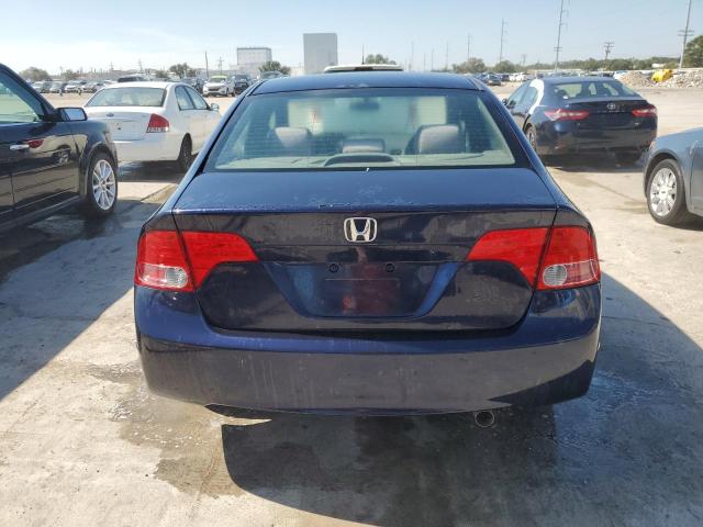 1HGFA16566L059353 - 2006 HONDA CIVIC LX BLUE photo 6