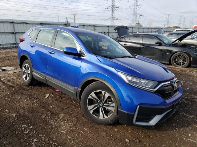 7FARW1H79ME019557 - 2021 HONDA CR-V SE BLUE photo 4