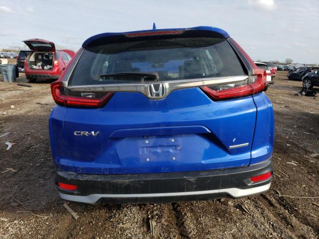 7FARW1H79ME019557 - 2021 HONDA CR-V SE BLUE photo 6