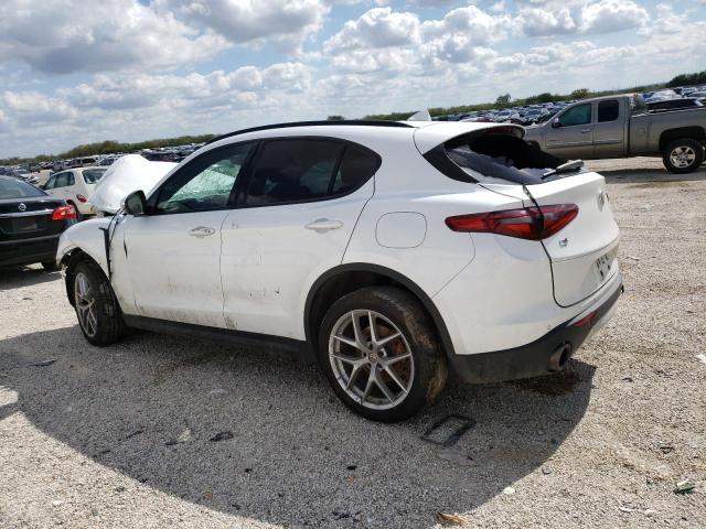 ZASPAKBN6K7C41451 - 2019 ALFA ROMEO STELVIO TI WHITE photo 2