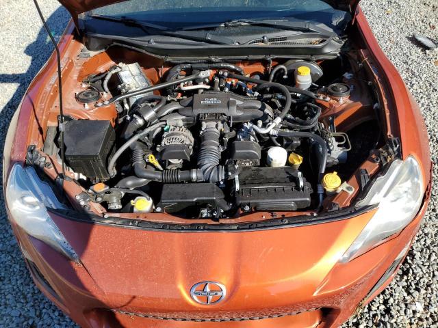 JF1ZNAA18D2704341 - 2013 TOYOTA SCION FR-S ORANGE photo 11