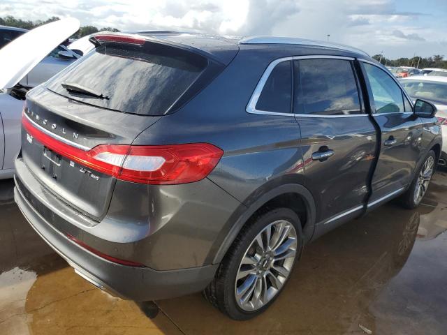 2LMPJ8LP0JBL31390 - 2018 LINCOLN MKX RESERVE Մոխրագույն լուսանկար 3