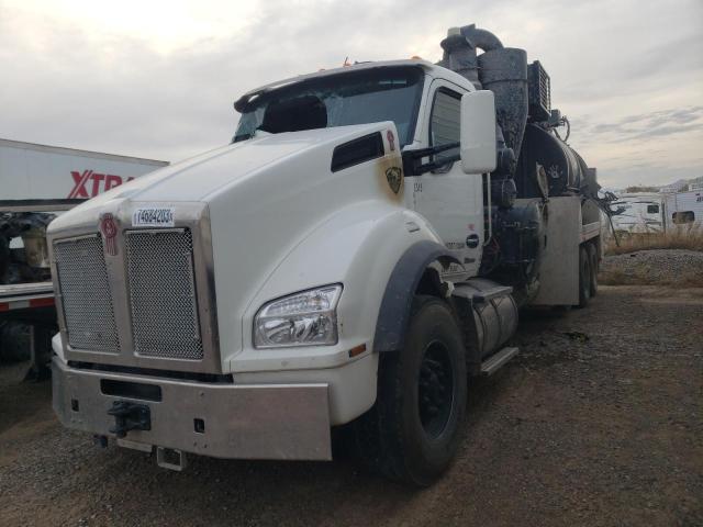 1NKZX4EX1PJ253444 - 2023 KENWORTH CONSTRUCTI T880 WHITE photo 2