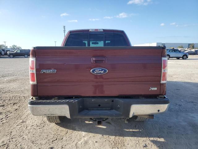 1FTFW1EV5AFA74242 - 2010 FORD F150 SUPERCREW MAROON photo 6