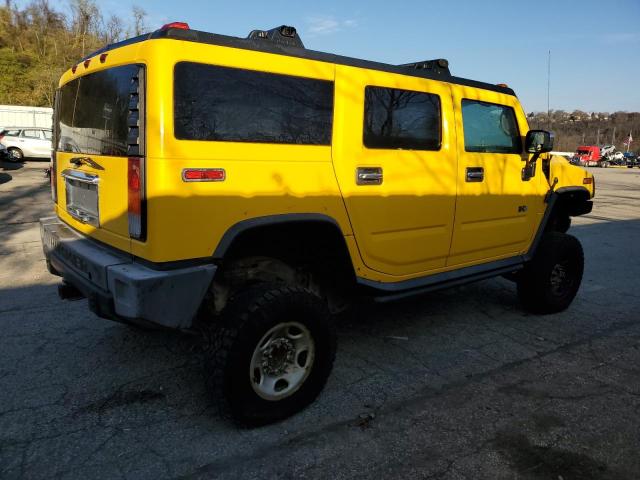 5GRGN23U74H109054 - 2004 HUMMER H2 YELLOW photo 3