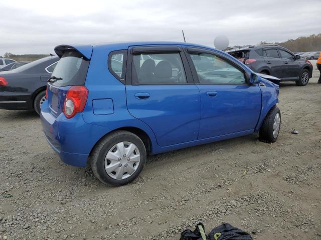 KL1TD66EX9B646002 - 2009 CHEVROLET AVEO LS BLUE photo 3