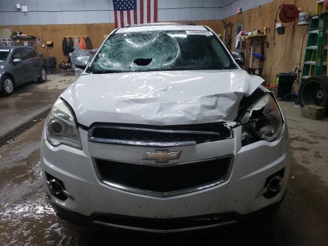 2GNFLGE32D6420795 - 2013 CHEVROLET EQUINOX LTZ WHITE photo 5