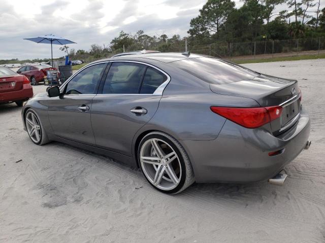 JN1AV7AP4EM690235 - 2014 INFINITI Q50 HYBRID PREMIUM SILVER photo 2