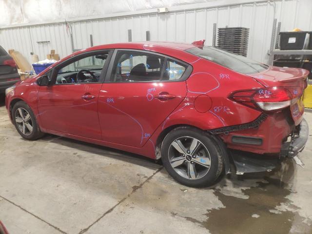 3KPFL4A7XJE255574 - 2018 KIA FORTE LX RED photo 2