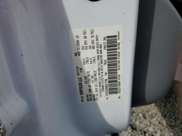 3D7KS29A08G217796 - 2008 DODGE RAM 2500 WHITE photo 12