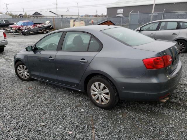 3VW2K7AJ6EM248886 - 2014 VOLKSWAGEN JETTA BASE GRAY photo 2