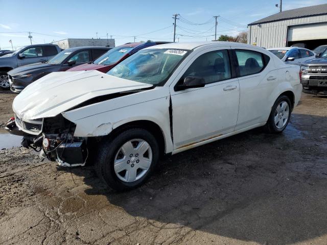 1B3CC4FB4AN106977 - 2010 DODGE AVENGER SXT WHITE photo 1