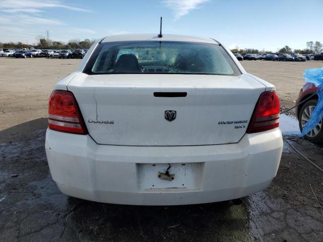 1B3CC4FB4AN106977 - 2010 DODGE AVENGER SXT WHITE photo 6